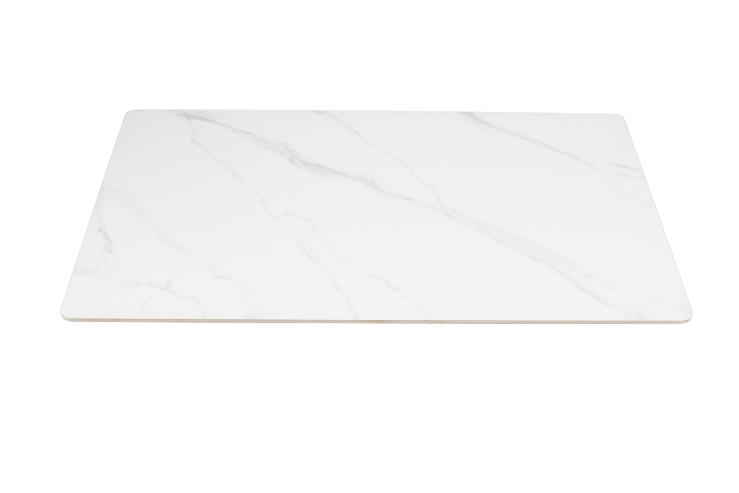 LAVANT Rectangular Sintered Stone Table Top (White) - 120x70