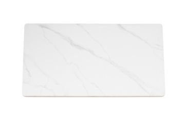 Picture of LAVANT Rectangular Sintered Stone Table Top (White) - 130x80 