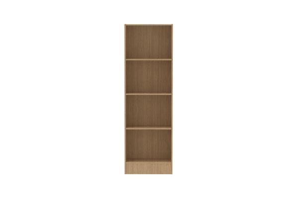 Picture of MOOK 180x57cm 4-Tier Bookshelf (Light Oak)