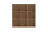 Picture of MOOK 121x120cm Bookshelf (Light Oak)