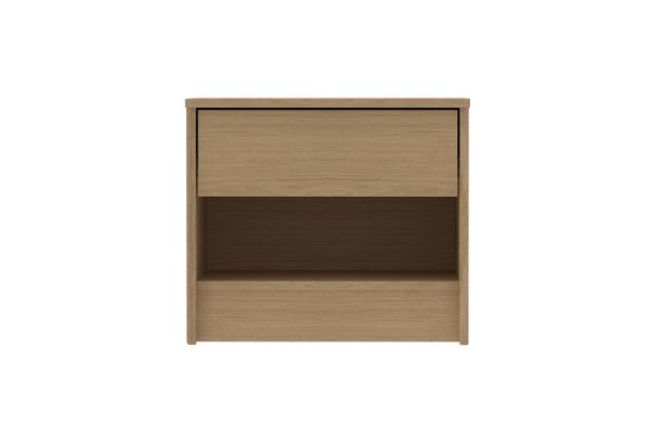 Picture of MOOK 1-Drawer Bedside Table (Light Oak)