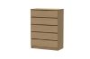Picture of MOOK 4PC/5PC/6PC Bedroom Combo Set in Queen Size (Light Oak)