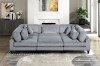 Picture of VIANNA Corduroy Sectional Modular Sofa Range (Grey)