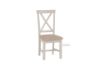 Picture of [FLOOR MODEL CLEARANCE] COCAMO Cross Back Fabric Seat Oak Dining Chair (Grey)