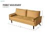 Picture of ATAMAN 3 Seater Sofa (Oatmeal)