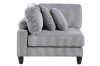 Picture of VIANNA Corduroy Sectional Modular Sofa Range (Grey) - 2PC Big Combo Set