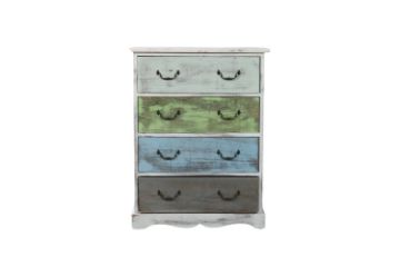 Picture of [FLOOR MODEL CLEARANCE]CECILIA 4 Drawers Solid Wood Vintage Sideboard Cabinet