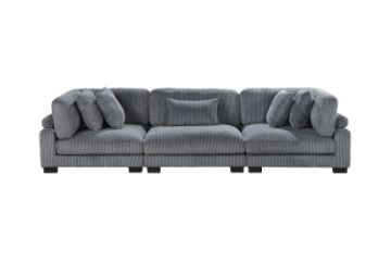 Picture of VIANNA Sectional Modular Sofa Range (Grey) - 3PC Big Combo Set 