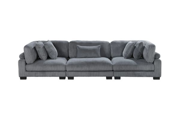 Picture of VIANNA Sectional Modular Sofa Range (Grey) - 3PC Big Combo Set 