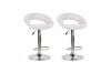 Picture of [FLOOR MODEL CLEARANCE]STANFORD Adjustable Swivel Gas Lift Bar Stool (White)