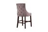 Picture of [FLOOR MODEL CLEARANCE]FRANKLIN Velvet Counter Chair Solid Rubber Wood Legs (Pink) - Single