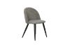 Picture of [FLOOR MODEL CLEARANCE]SOLIS Dining Chair with Black Metal Legs (Grey) - Single