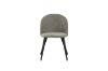 Picture of [FLOOR MODEL CLEARANCE]SOLIS Dining Chair with Black Metal Legs (Grey) - Single