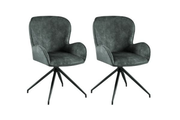 Picture of DUMBO 360° Swivel Dining Chair (Green) - 2 Chairs in 1 Carton