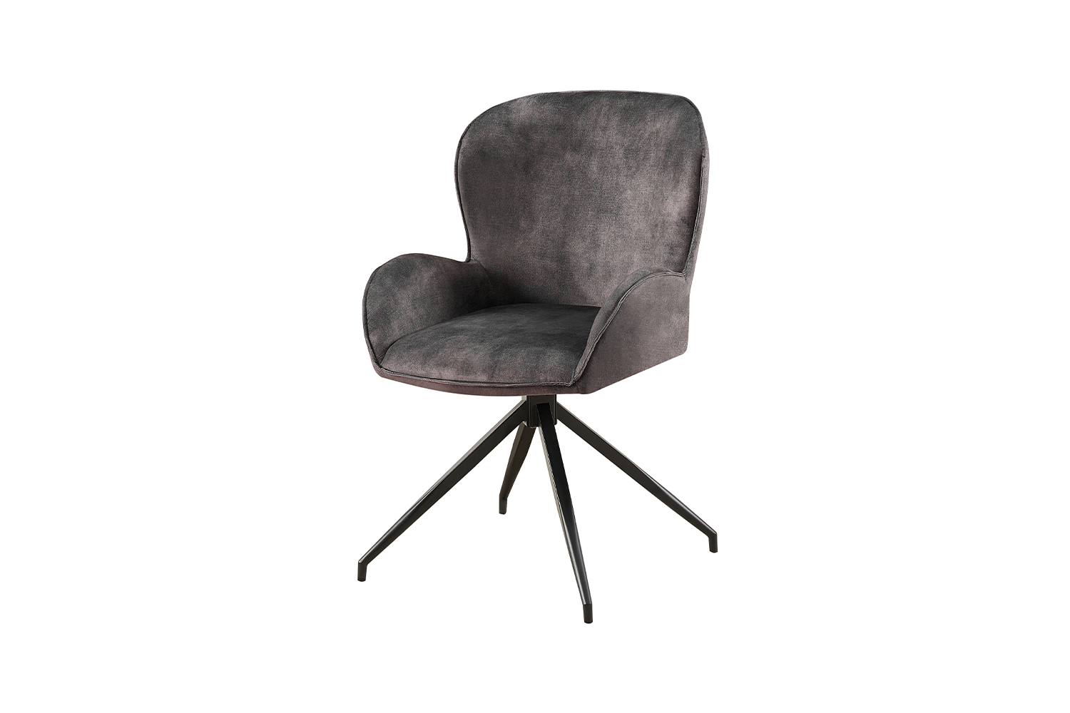 DUMBO 360° Swivel Dining Chair (Grey) - 2 Chairs in 1 Carton