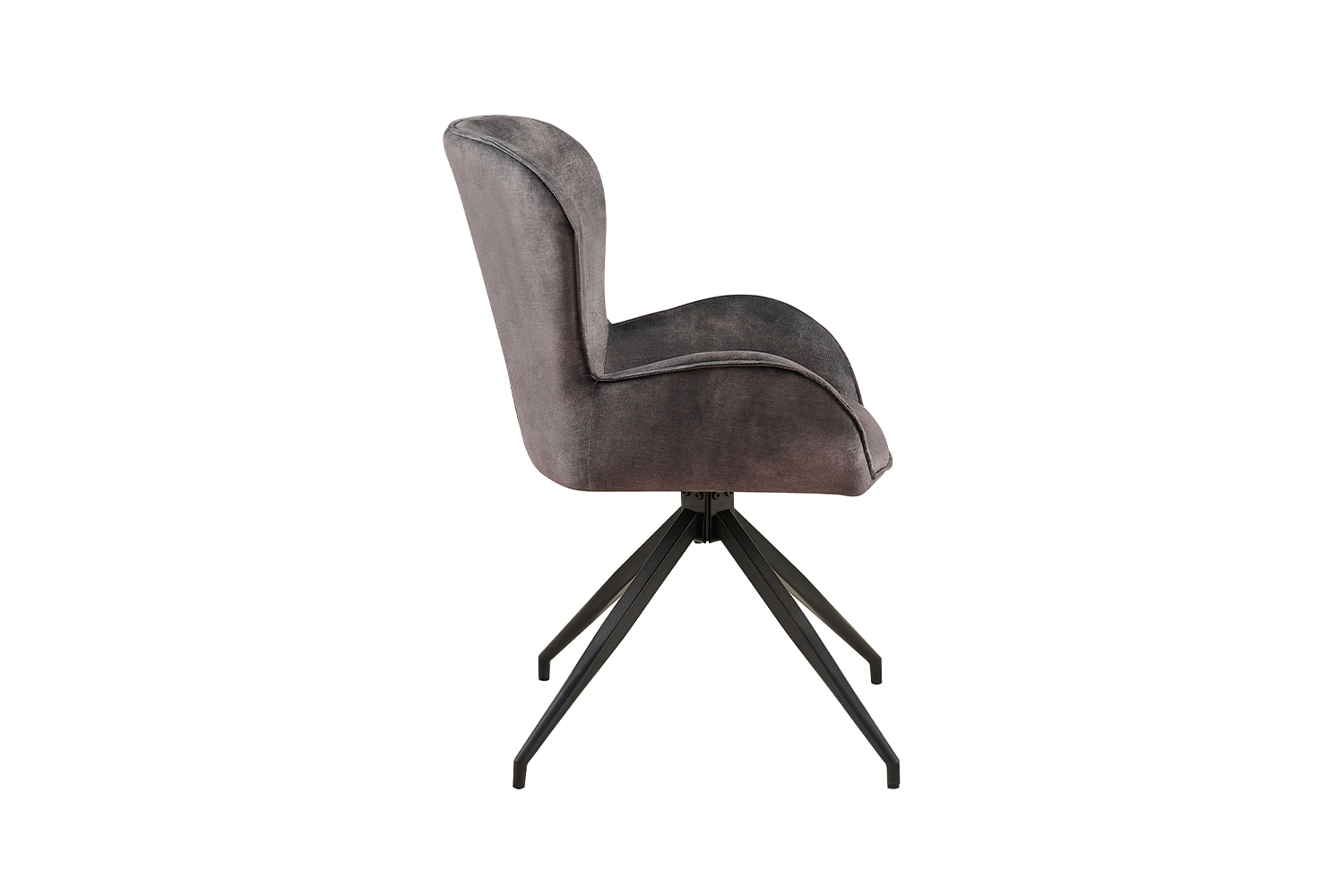 DUMBO 360° Swivel Dining Chair (Grey) - 2 Chairs in 1 Carton
