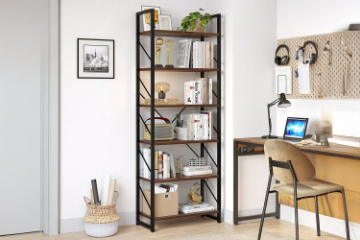 Picture of NERINA 6-Tier Shelf (Rustic Brown)