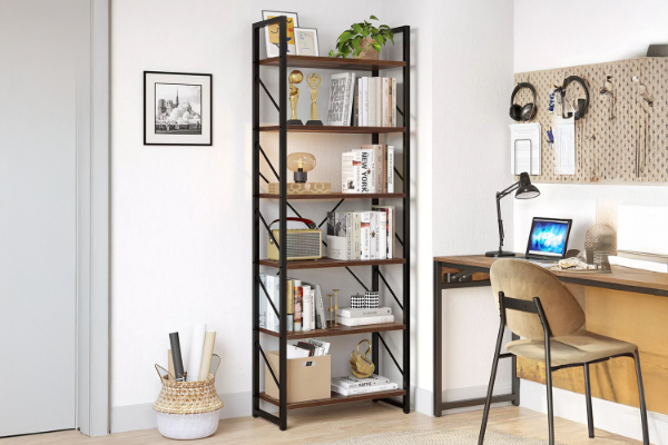 Picture of NERINA 6-Tier Shelf (Rustic Brown)