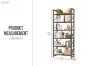 Picture of NERINA 6-Tier Shelf (Rustic Brown)