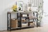 Picture of ELOWEN 140 Console Table with Shelves(Grey)