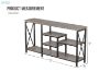 Picture of ELOWEN 140 Console Table with Shelves(Grey)