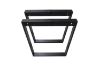 Picture of SynergyPlus H74 Trapezoid Metal Table Legs With 200 Support Bracket 