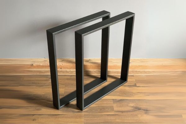 Picture of SynergyPlus H73.5 Square Metal Table Legs with 200 Support Bracket