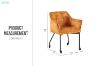 Picture of WANDA Versatile Armchair with Wheels (Caramel)