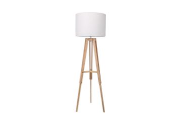 Picture of BELL619 Solid Wood Tripod Floor Lamp