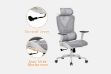 Picture of NOEMI Premium High Back Office Chair with Seat Slider (Grey)