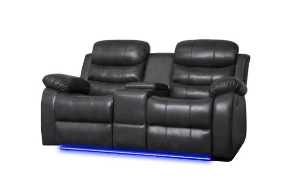 Picture of GAVIN Manual Reclining Sofa Range - 2 Seat with Cup Holders and Storage (2RRC)