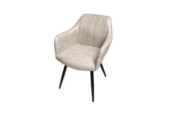 Picture of CAMILLE Arm Dining Chair (Taupe) 