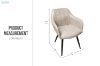 Picture of CAMILLE Arm Dining Chair (Taupe) 