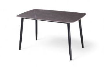 Picture of SAROTO 130 Sintered Stone Top Dining Table (Matte Grey)
