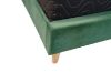 Picture of POOLE Bed Frame (Green Velvet) + LUNA Pocket Spring Mattress Combo Deal - Double
