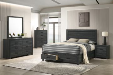 Picture of HAIDEN 4PC/5PC/6PC Bedroom Combo Set in Queen Size