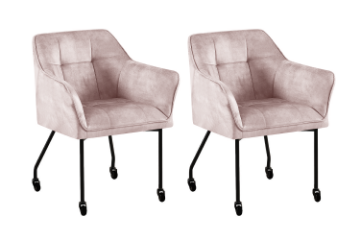 Picture of WANDA Versatile Armchair with Wheels (Taupe) - 2 Chairs in 1 Carton