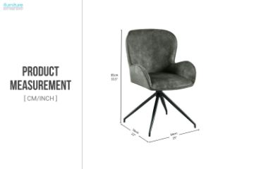 Picture of DUMBO 360° Swivel Dining Chair (Green) - 2 Chairs in 1 Carton