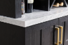 Picture of RUITAN Wine Storage Cabinet with Mirror Back and Bottle Holder