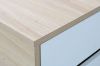Picture of RENO 2 Drawer Bedside Table (White Drawer)