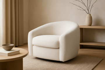 Picture of KIMAYA Teddy Fabric 1-Seater Sofa/Armchair/Lounge Chair