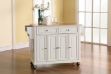 Picture of YANDRA Solid Wood Top Rolling Kitchen Cabinet