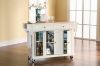 Picture of YANDRA Solid Wood Top Rolling Kitchen Cabinet