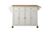 Picture of YANDRA Solid Wood Top Rolling Kitchen Cabinet