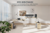 Picture of NEXUS 160 Electric Height-Adjustable Standing Desk With Cabinet Shelf & LED Display & USB Charging Port (Oak)