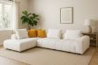 Picture of PADUA Fabric Sectional Sofa (Cream)