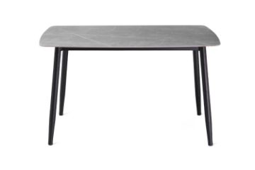 Picture of SAROTO 130 Sintered Stone Top Dining Table (Matte Grey)