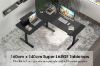 Picture of NEXUS 160 L-Shaped Electric Height-Adjustable Standing Desk with LED Display and USB Charging Port (Black)