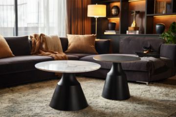 Picture of ATHOS Sintered Stone Table Top Nesting Coffee Table