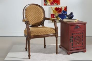 Picture of [FLOOR MODEL CLEARANCE]FORBES Louis XVI-Style French Classic Solid Wood Armchair
